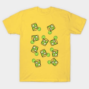 Minimalist Drink Cocktail Caipirinha Collection T-Shirt